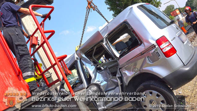 20190827 Verkehrsunfall in Traiskirchen  Foto: © Stefan Schneider
