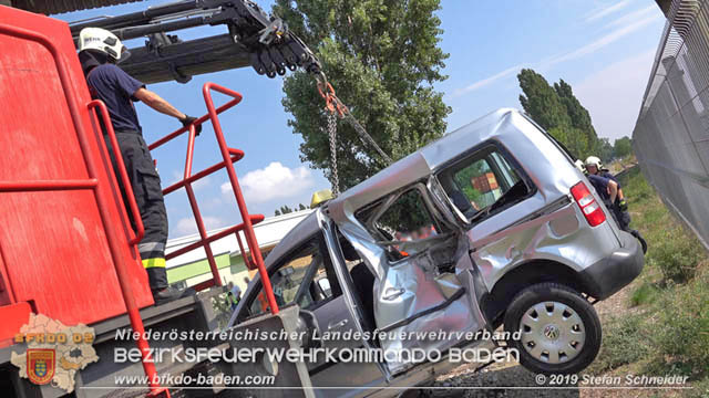 20190827 Verkehrsunfall in Traiskirchen  Foto: © Stefan Schneider