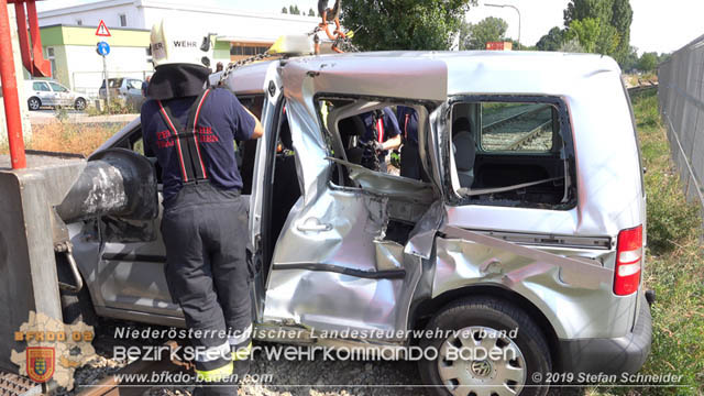20190827 Verkehrsunfall in Traiskirchen  Foto: © Stefan Schneider