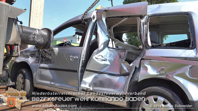 20190827 Verkehrsunfall in Traiskirchen  Foto: © Stefan Schneider