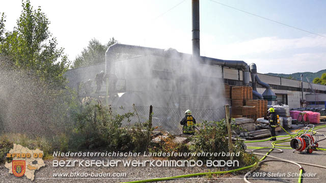 20190830 Überhitzte Filteranlage bei Gewerbebetrieb  Foto: © Stefan Schneider