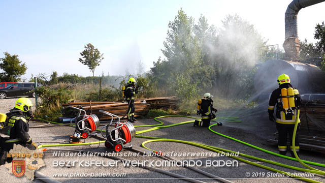 20190830 Überhitzte Filteranlage bei Gewerbebetrieb  Foto: © Stefan Schneider