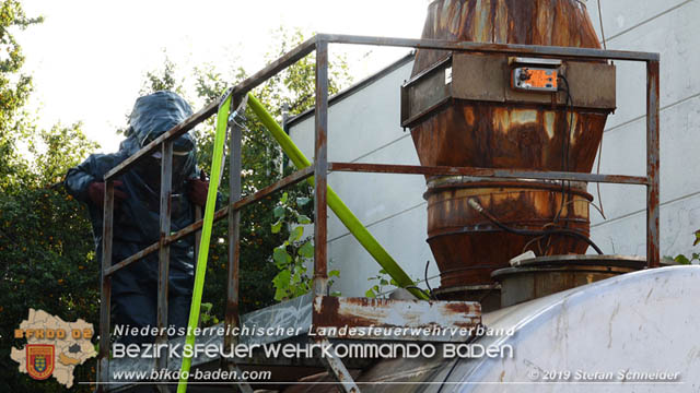 20190830 Überhitzte Filteranlage bei Gewerbebetrieb  Foto: © Stefan Schneider