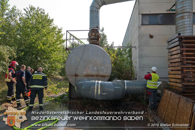 20190830 Überhitzte Filteranlage bei Gewerbebetrieb  Foto: © Stefan Schneider