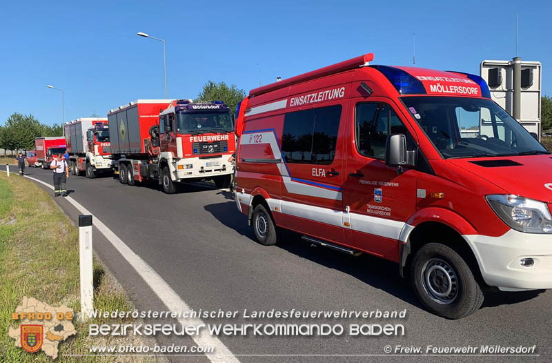20190904 Deko Einsatz bei Gefahrgut Unfall im Tunnel S1 Vösendorf Bezirk Mödling Foto: © Freiwillige Feuerwehr Möllersdorf 20190904 Deko Einsatz bei Gefahrgut Unfall im Tunnel S1 Vösendorf Bezirk Mödling Foto: © Freiwillige Feuerwehr Möllersdorf