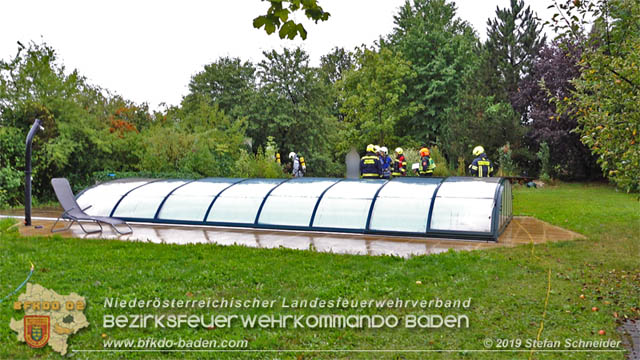 20190907 Chlorgasaustritt bei privater Outdoor-Pool Anlage Foto: Stefan Schneider 20190907 Chlorgasaustritt bei privater Outdoor-Pool Anlage Foto: Stefan Schneider