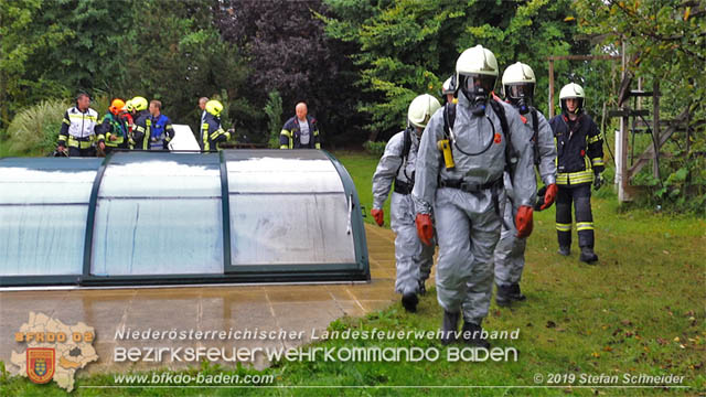 20190907 Chlorgasaustritt bei privater Outdoor-Pool Anlage Foto: Stefan Schneider 20190907 Chlorgasaustritt bei privater Outdoor-Pool Anlage Foto: Stefan Schneider