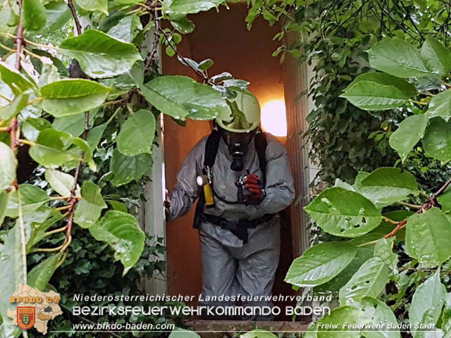 20190907 Chlorgasaustritt bei privater Outdoor-Pool Anlage Foto: © Fritz Beichbuchner FF Baden-Stadt 20190907 Chlorgasaustritt bei privater Outdoor-Pool Anlage Foto: © Fritz Beichbuchner FF Baden-Stadt