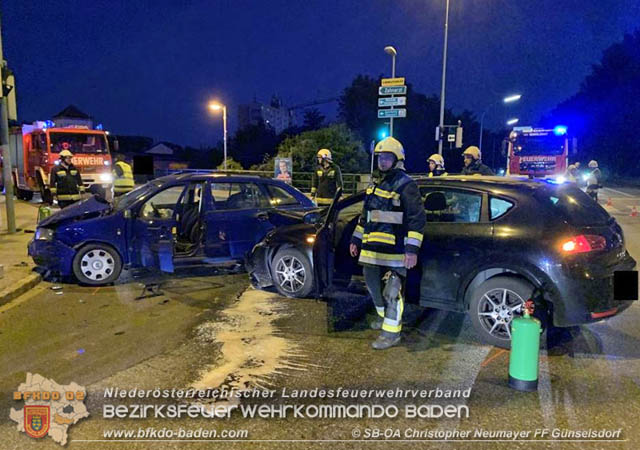 20190915 Verkehrsunfall in Günselsdorf  Foto: © Christoph Neumayer FF Günselsdorf