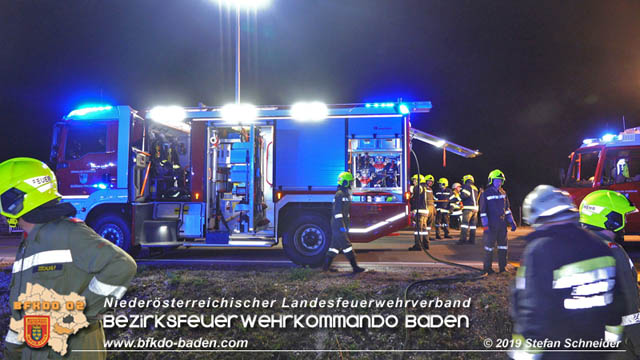 20191004 Verkehrsunfall zwischen Günselsdorf (Gemeindegebiet Schönau a.d.Triesting) und Sollenau  Foto: © Stefan Schneider