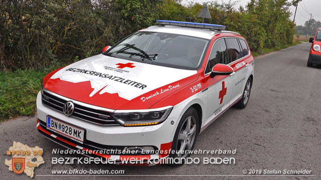 20191014 Pensionist mit Rad bei einem unbeschranktem Bahnübergang in Tattendorf von Zug erfasst und schwer verletzt  Foto: © Stefan Schneider