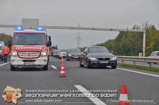 20191015 Lkw in Vollbrand auf der A3 Trumau - Ebreichsdorf  Foto: © Thomas Lenger Monatsrevue.at