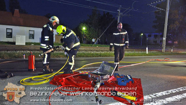 20191017 Frontalzusammenstoss zweier Pkw auf der LB17 bei Moellerdorf  Foto: © Stefan Schneider