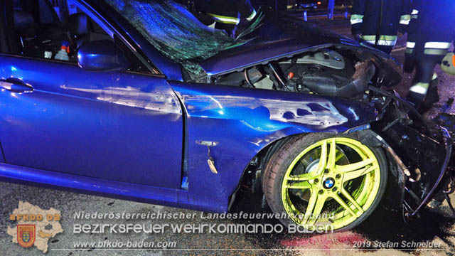 20191017 Frontalzusammenstoss zweier Pkw auf der LB17 bei Moellerdorf  Foto: © Stefan Schneider