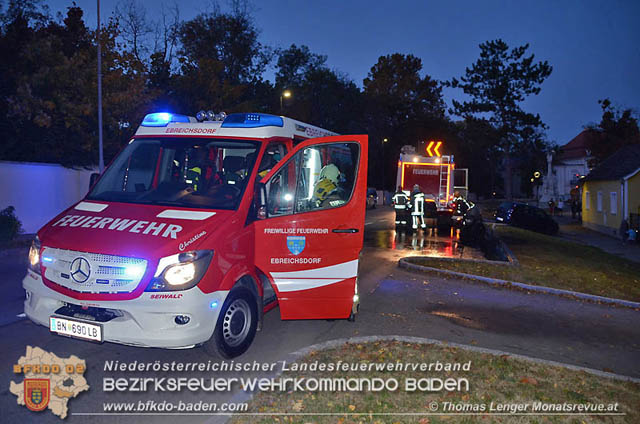 20191024 Ein Motorrad fing in Ebreichsdorf Feuer  Foto: © Thomas Lenger Monatsrevue.at
