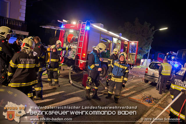 20191028 Brand in einen Enzesfelder Einfamilienhaus Foto: © Stefan Schneider BFK Baden 20191028 Brand in einen Enzesfelder Einfamilienhaus Foto: © Stefan Schneider BFK Baden