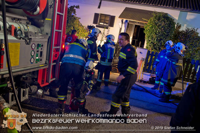 20191028 Brand in einen Enzesfelder Einfamilienhaus  Foto: © Stefan Schneider BFK Baden