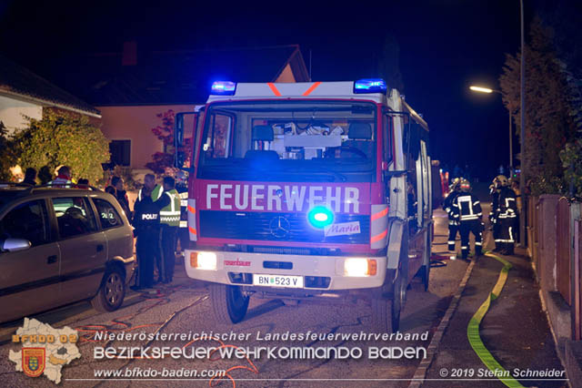 20191028 Brand in einen Enzesfelder Einfamilienhaus Foto: © Stefan Schneider BFK Baden 20191028 Brand in einen Enzesfelder Einfamilienhaus Foto: © Stefan Schneider BFK Baden