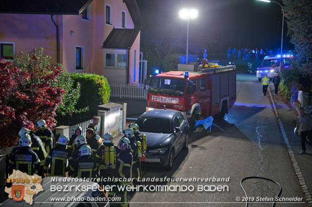 20191028 Brand in einen Enzesfelder Einfamilienhaus Foto: © Stefan Schneider BFK Baden 20191028 Brand in einen Enzesfelder Einfamilienhaus Foto: © Stefan Schneider BFK Baden