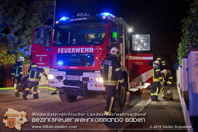 20191028 Brand in einen Enzesfelder Einfamilienhaus Foto: © Stefan Schneider BFK Baden 20191028 Brand in einen Enzesfelder Einfamilienhaus Foto: © Stefan Schneider BFK Baden