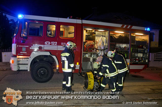 20191028 Brand in einen Enzesfelder Einfamilienhaus Foto: © Stefan Schneider BFK Baden 20191028 Brand in einen Enzesfelder Einfamilienhaus Foto: © Stefan Schneider BFK Baden