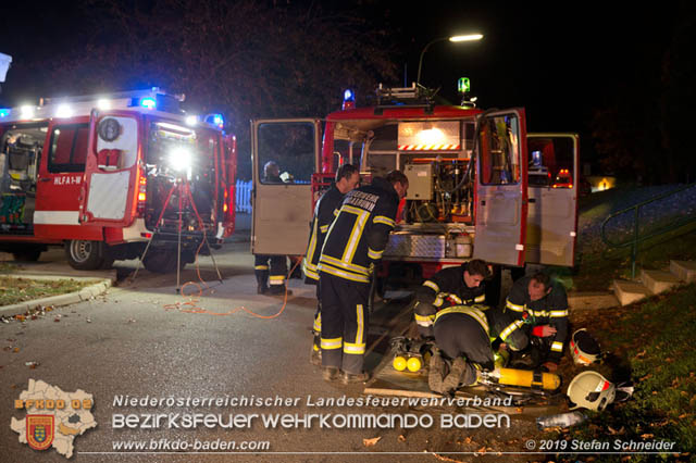 20191028 Brand in einen Enzesfelder Einfamilienhaus Foto: © Stefan Schneider BFK Baden 20191028 Brand in einen Enzesfelder Einfamilienhaus Foto: © Stefan Schneider BFK Baden