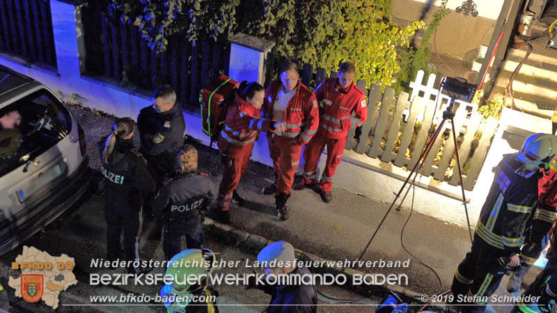 20191028 Brand in einen Enzesfelder Einfamilienhaus Foto: © Stefan Schneider BFK Baden 20191028 Brand in einen Enzesfelder Einfamilienhaus Foto: © Stefan Schneider BFK Baden