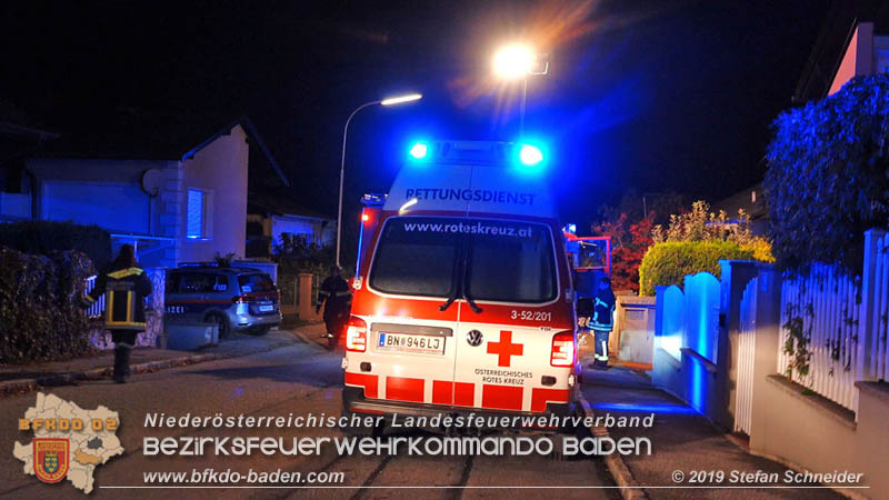 20191028 Brand in einen Enzesfelder Einfamilienhaus Foto: © Stefan Schneider BFK Baden 20191028 Brand in einen Enzesfelder Einfamilienhaus Foto: © Stefan Schneider BFK Baden