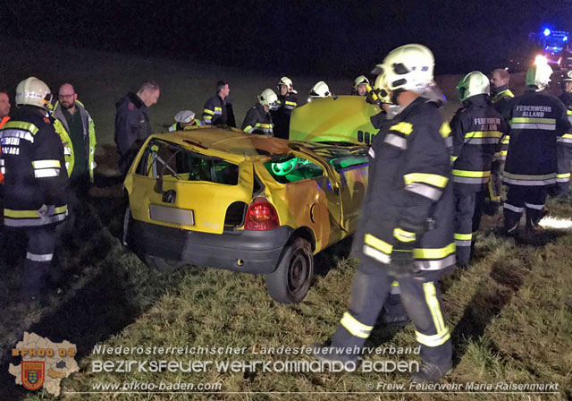 20191207 Verkehrsunfall auf der L4001 bei Mayerling Foto: © FF Maria Raisenmarkt 20191207 Verkehrsunfall auf der L4001 bei Mayerling Foto: © FF Maria Raisenmarkt