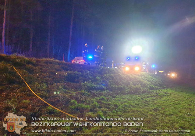 20191207 Verkehrsunfall auf der L4001 bei Mayerling Foto: © FF Maria Raisenmarkt 20191207 Verkehrsunfall auf der L4001 bei Mayerling Foto: © FF Maria Raisenmarkt