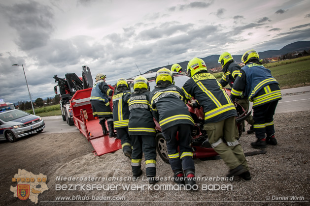 20191207 Fahrzeugbergung Kottingbrunn - Foto: Daniel Wirth