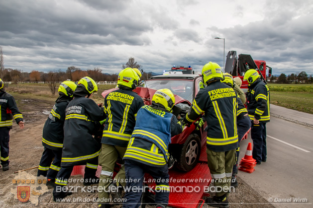 20191207 Fahrzeugbergung Kottingbrunn - Foto: Daniel Wirth