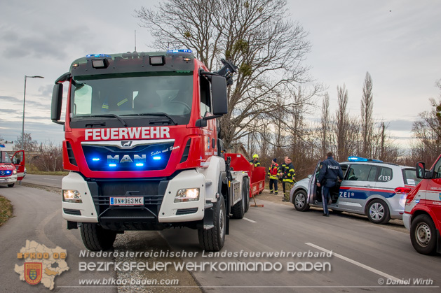 20191207 Fahrzeugbergung Kottingbrunn - Foto: Daniel Wirth