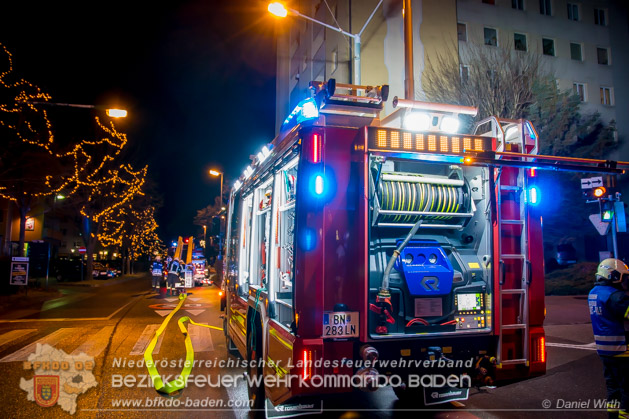 20191209 Brandverdacht Bad Voeslau Foto: Janine Schrahboeck & Daniel Wirth