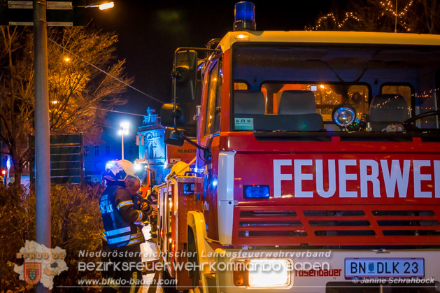 20191209 Brandverdacht Bad Voeslau Foto: Janine Schrahboeck & Daniel Wirth