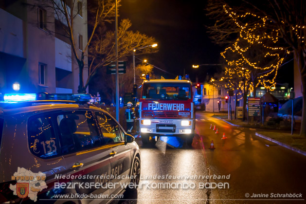 20191209 Brandverdacht Bad Voeslau Foto: Janine Schrahboeck & Daniel Wirth
