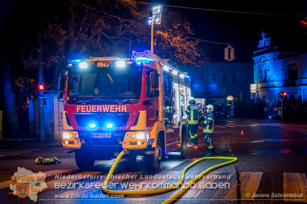 20191209 Brandverdacht Bad Voeslau Foto: Janine Schrahböck & Daniel Wirth