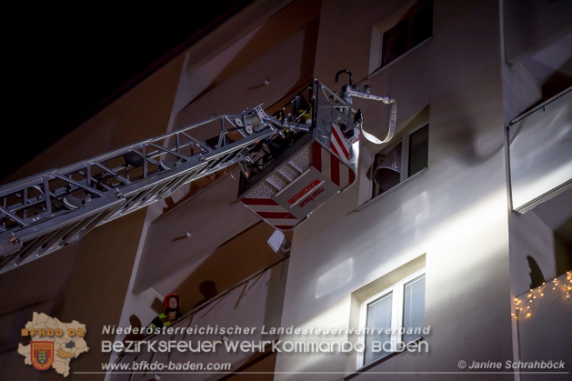 20191209 Brandverdacht Bad Voeslau Foto: Janine Schrahboeck & Daniel Wirth