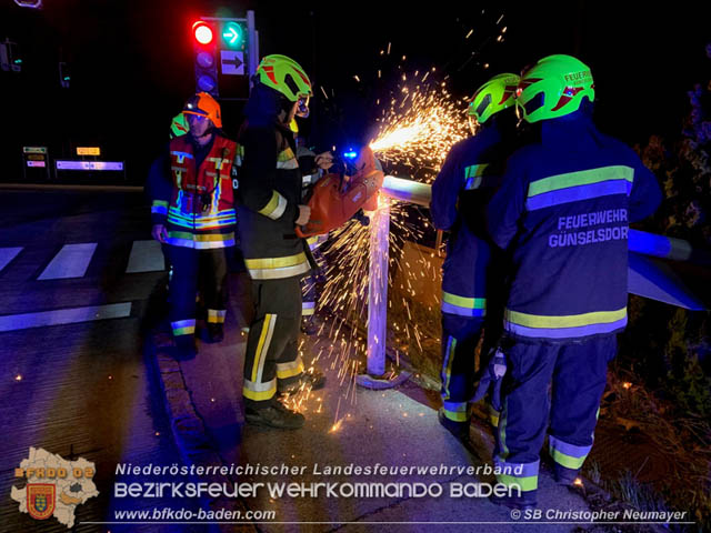 20191223 Stgurmschaden auf der LB17 in Günselsdorf  Foto: © Christopher Neumayer