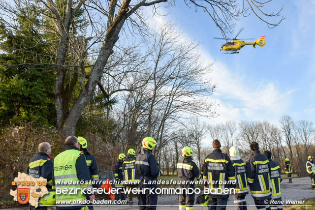 20191224 Verkehrsunfall zwischen Siegersdorf (BN) und Haschendorf (WN)  Foto: © ASB Rene Weiner AFKDO Ebreichsdorf
