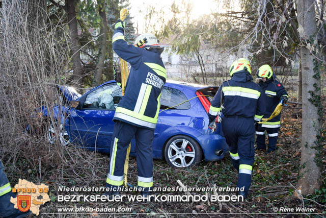 20191224 Verkehrsunfall zwischen Siegersdorf (BN) und Haschendorf (WN)  Foto: © ASB Rene Weiner AFKDO Ebreichsdorf