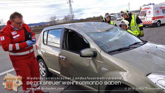 20191225 Verkehrsunfall auf der A2 zwischen Knoten Guntramsdorf und Ausfahrt IZ NÖ Süd  Foto: © Stefan Schneider
