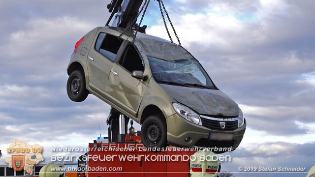 20191225 Verkehrsunfall auf der A2 zwischen Knoten Guntramsdorf und Ausfahrt IZ NÖ Süd  Foto: © Stefan Schneider