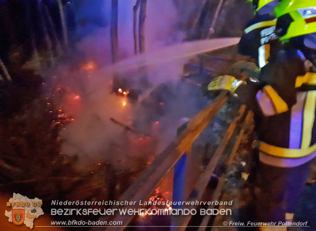 20200101 Boeschungsbrand in Pottendorf  Foto: © FF Pottendorf