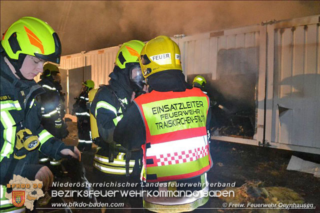 20200112 Brand am ehemaligen Firmengelände Petersen in Traiskirchen Möllersdorf   Fotos: © FF Oeynhausen www.ffoe.eu