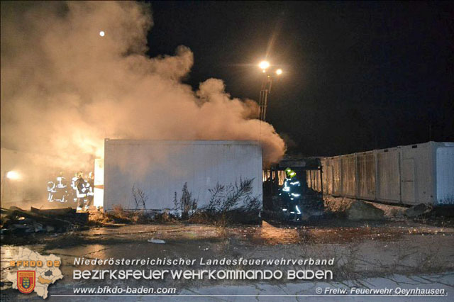 20200112 Brand am ehemaligen Firmengelände Petersen in Traiskirchen Möllersdorf   Fotos: © FF Oeynhausen www.ffoe.eu