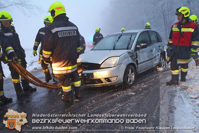 20200119 VU auf der L125 Hochstrass - Altlengbach  Foto: © Herbert Fischbacher FF Klausen Leopoldsdorf 