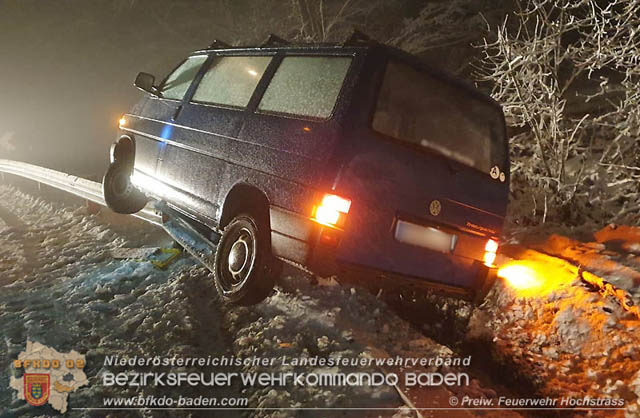 20200119  Zweiter VU auf der L125 Hochstrass - Altlengbach  Foto: © Stefan Fallenecker FF Hochstrass