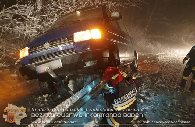 20200119  Zweiter VU auf der L125 Hochstrass - Altlengbach  Foto: © Stefan Fallenecker FF Hochstrass