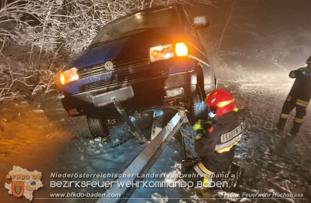 20200119  Zweiter VU auf der L125 Hochstrass - Altlengbach  Foto: © Stefan Fallenecker FF Hochstrass